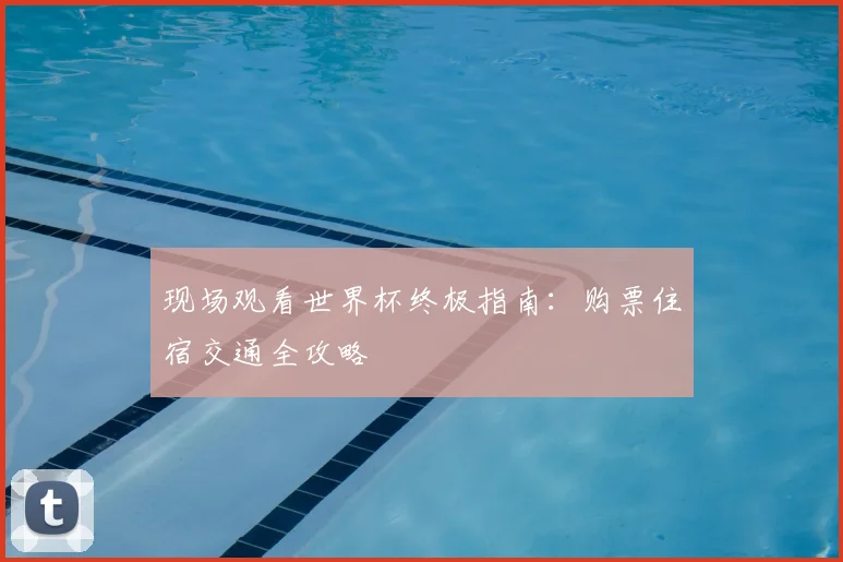 现场观看世界杯终极指南:购票住宿交通全攻略